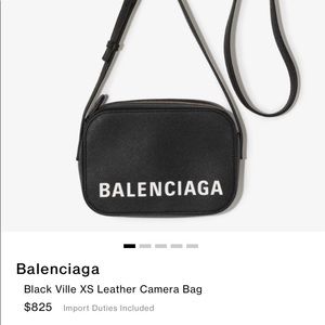 Balenciaga Crossbody Camera Bag NWOT